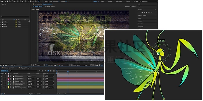 Adobe After Effects CC 2020 For Mac v17.1.4 最新中文激活版