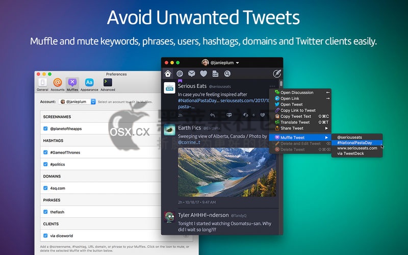 Twitterrific For Mac v5.3.8 优秀的Twitter第三方客户端