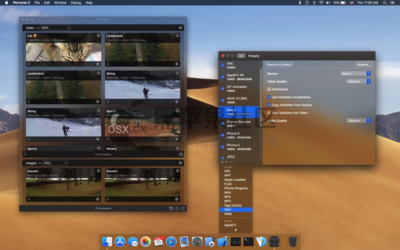 Permute 3 For Mac v3.9.9 视频万能格式转换软件-图片1