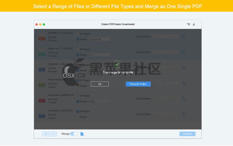 Cisdem PDFCreator For Mac v6.7.0 专业的的PDF制作工具