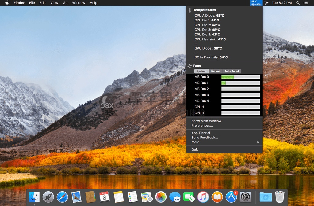 TG Pro For Mac v2.4.3 硬件温度实时查看工具