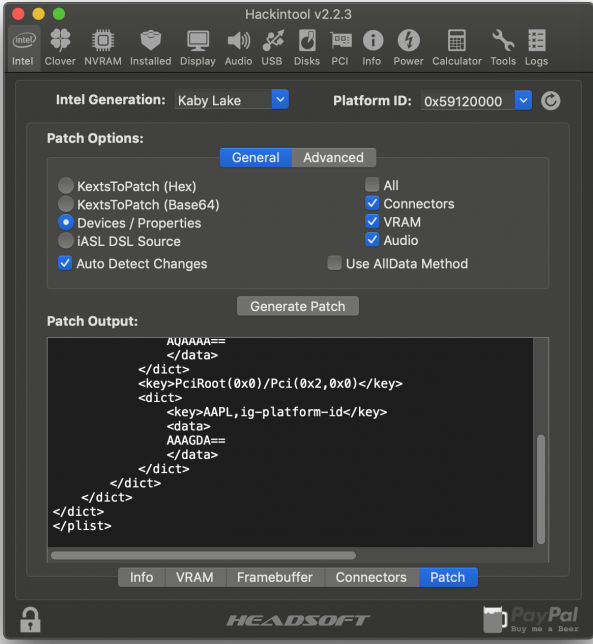 Hackintool v2.8.0 黑苹果万能驱动引导配置工具-图片1