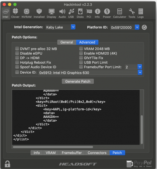 Hackintool v2.8.0 黑苹果万能驱动引导配置工具-图片1
