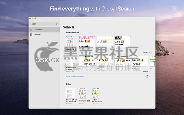 GoodNotes For Mac v5.8.13 非常好用的智能手写笔记软件-图片1