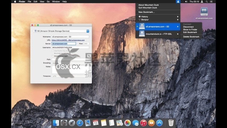 Mountain Duck For Mac v4.17.4 服务器远程磁盘映射工具-图片1