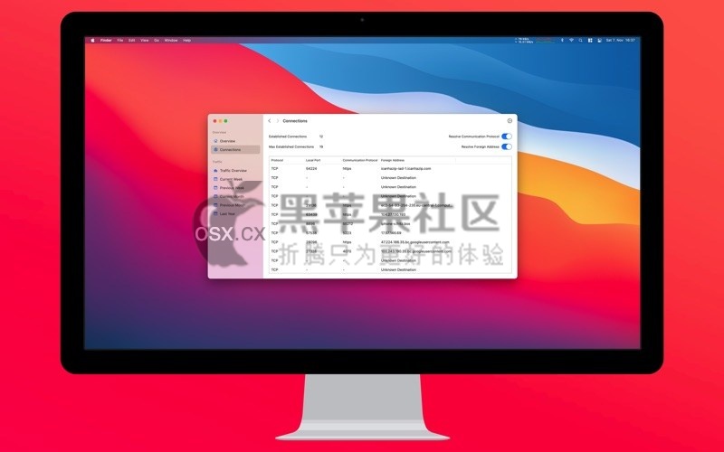 NetWorker Pro For Mac v8.4.0 专业的网络信息速度监测工具-图片1