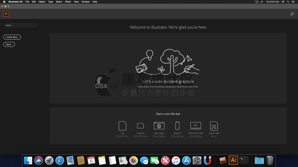 Adobe Illustrator CC 2021 For Mac v26.4.1 矢量图形软件-图片1