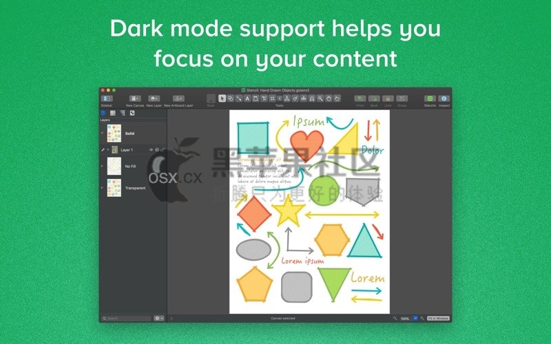 OmniGraffle Pro 7 For Mac v7.18.1 图标、流程、结构图绘制工具-图片1