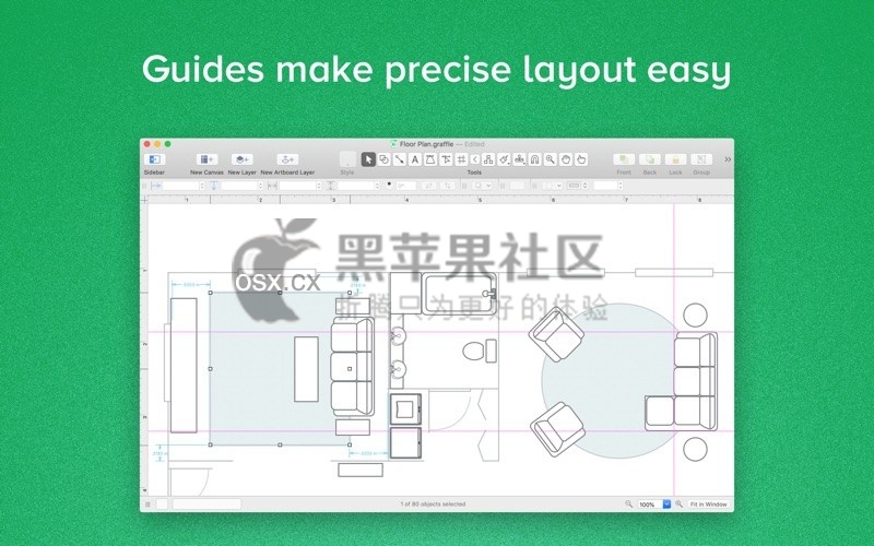 OmniGraffle Pro 7 For Mac v7.18.1 图标、流程、结构图绘制工具-图片1