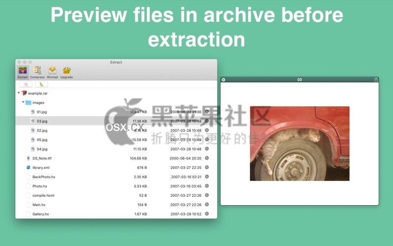 RAR Extractor Max For Mac v7.6.0 专业的解压缩软件-图片1