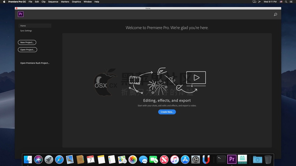 Adobe Premiere Pro CC For Mac 2021 v15.2 专业的视频编辑软件