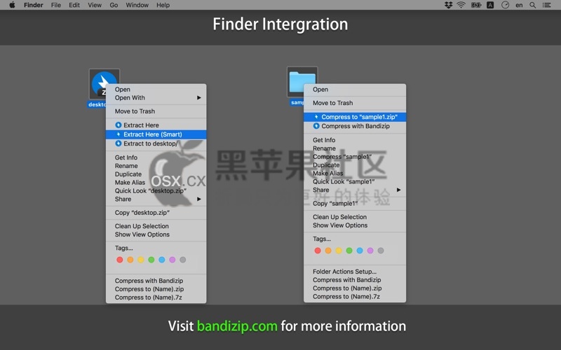 Bandizip Archiver For Mac v7.20 强大的mac解压缩软件-图片1
