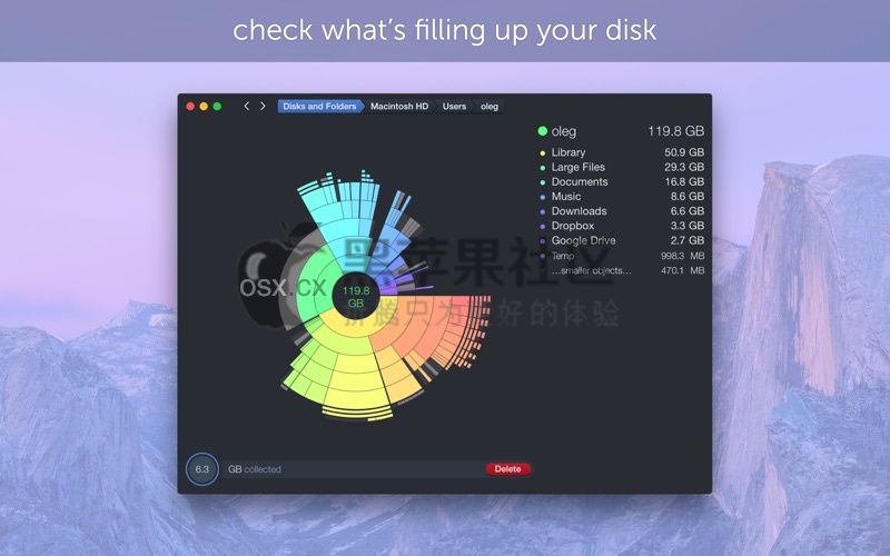 DaisyDisk For Mac v4.24 专业的Mac磁盘清理软件-图片1