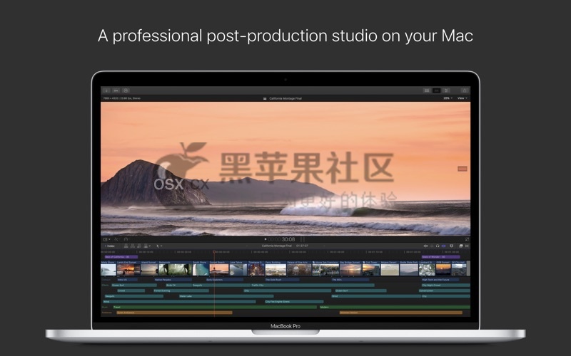 Final Cut Pro For Mac v10.6.4 macOS强大的视频后期剪辑工具-图片1