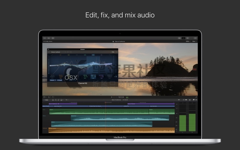 Final Cut Pro For Mac v10.6.4 macOS强大的视频后期剪辑工具-图片1