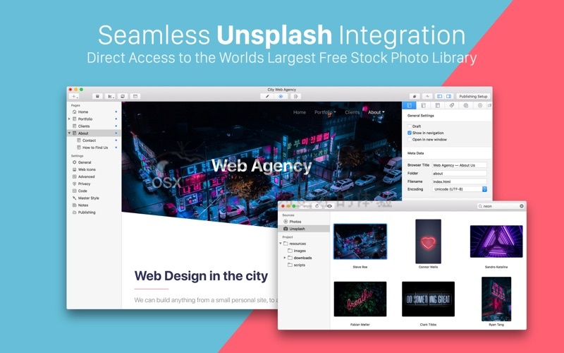 RapidWeaver For Mac v9.6.6 专业的的网页设计软件-图片1