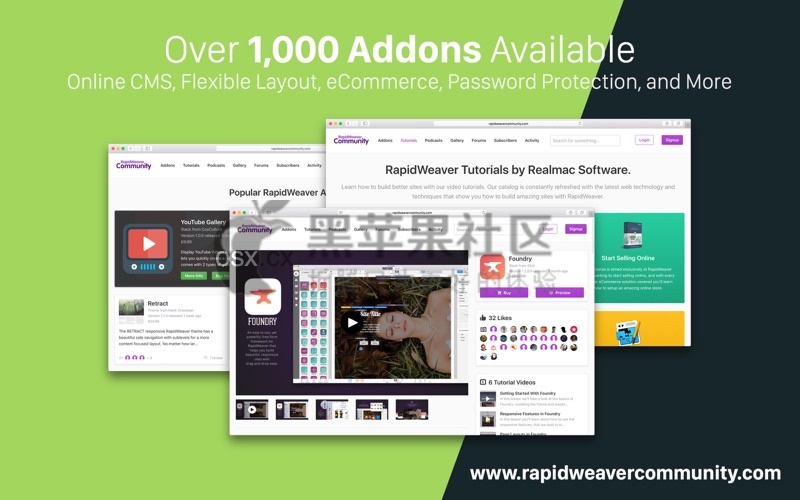 RapidWeaver For Mac v9.6.6 专业的的网页设计软件-图片1