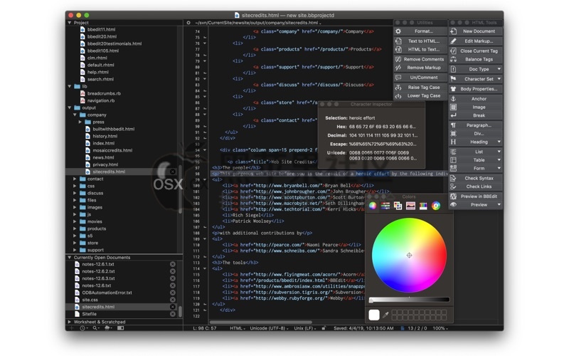 BBEdit For Mac v14.1.2 专业的HTML和文本编辑器-图片1