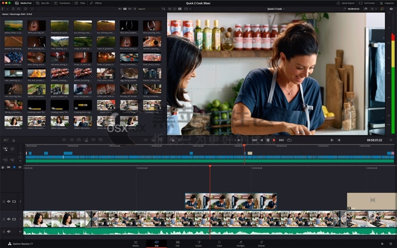 DaVinci Resolve Studio For Mac v17.4.6 达芬奇世界顶级调色软件-图片1