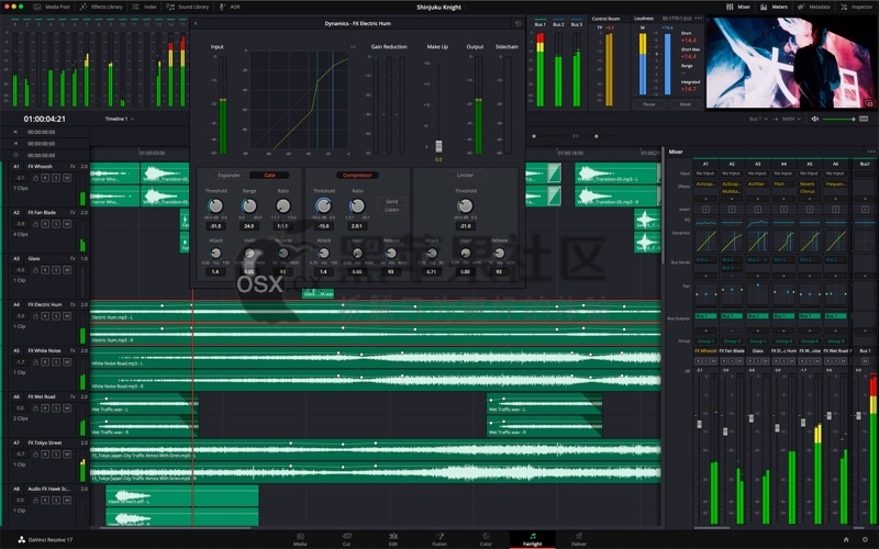 DaVinci Resolve Studio For Mac v17.4.6 达芬奇世界顶级调色软件-图片1