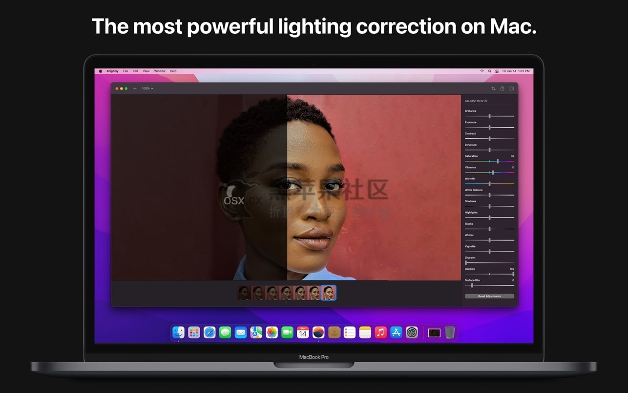 Brightly Pro For Mac v2.1.3 照片和视频增亮软件-图片1