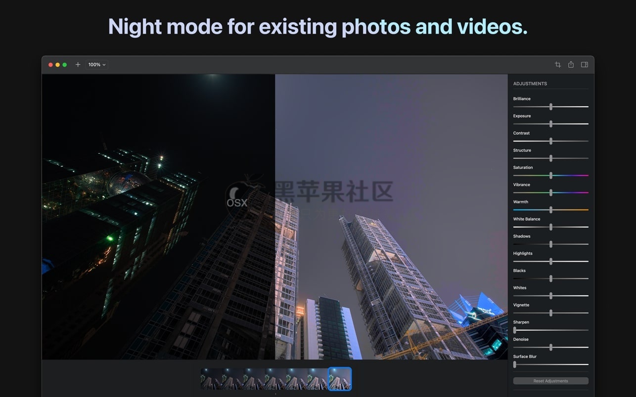 Brightly Pro For Mac v2.1.3 照片和视频增亮软件-图片1