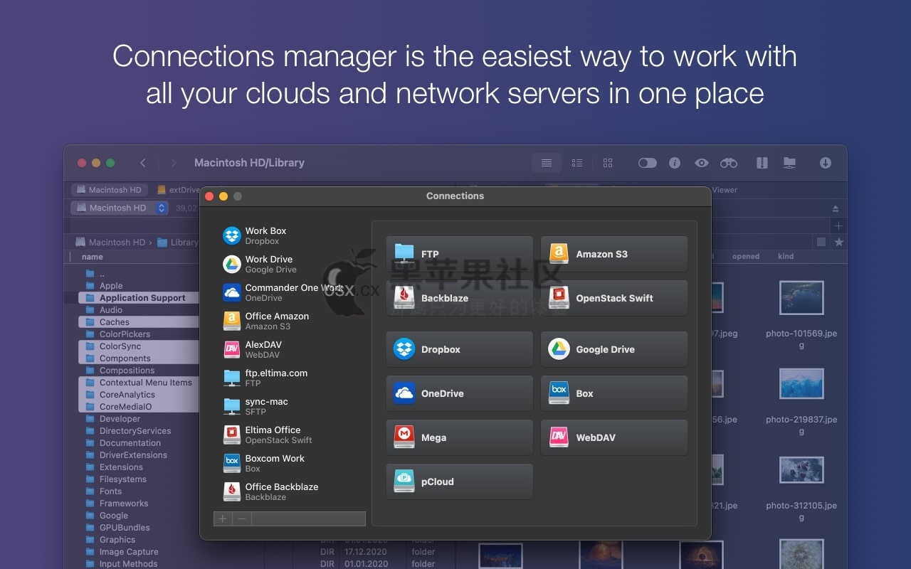 Commander One PRO For Mac v3.5.1 专业的文件管理工具-图片1