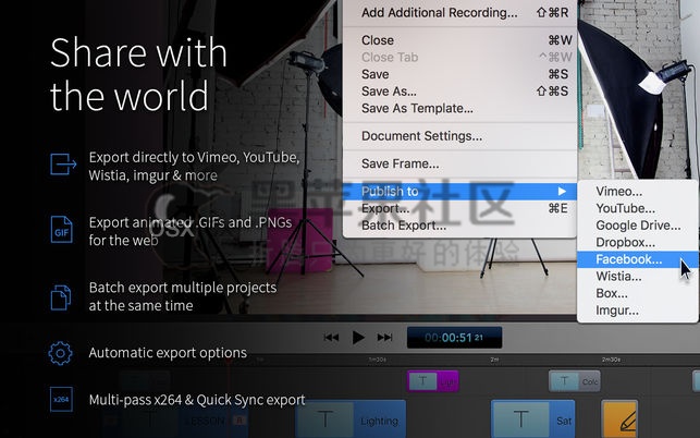 ScreenFlow For Mac v10.0.8 专业的视频录制编辑录屏软件-图片2