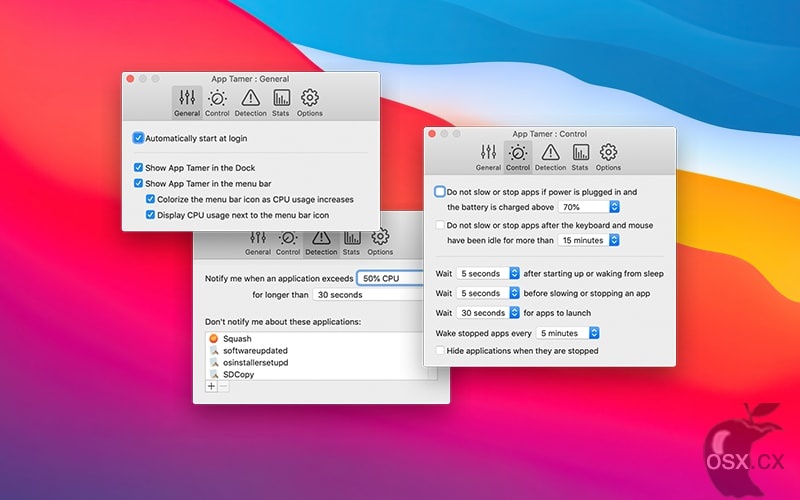 App Tamer For Mac v2.7.6 节能好手帮你管理CPU能耗-图片1