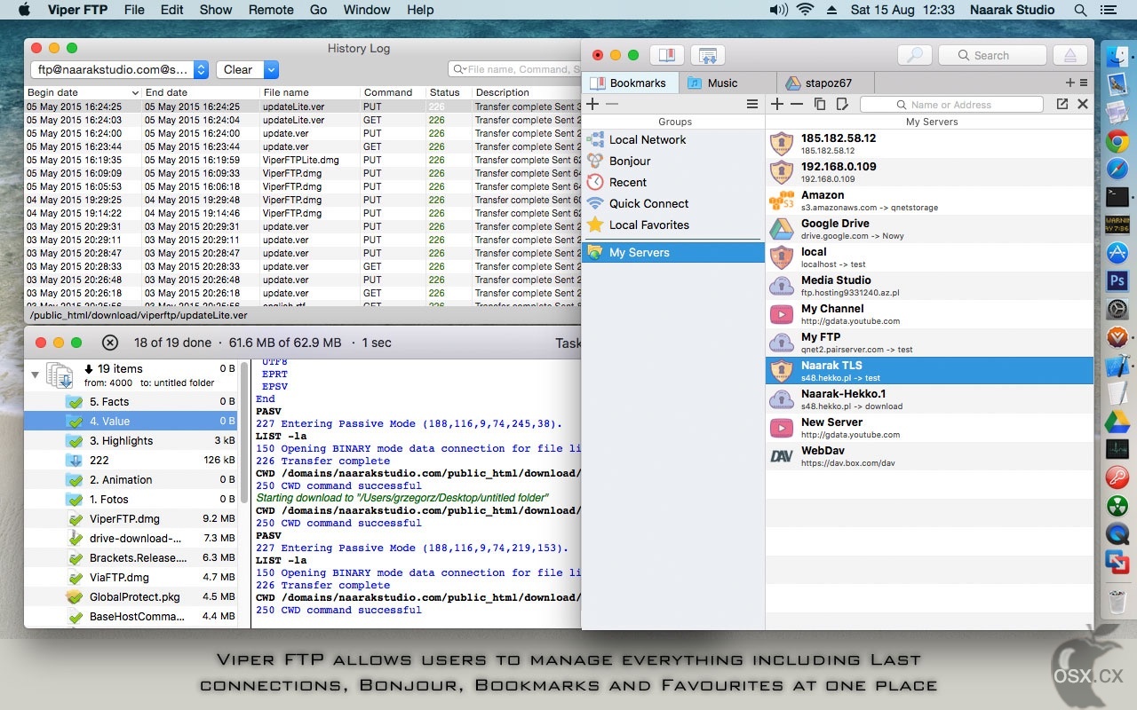 Viper FTP For Mac v7.2.1 专业的FTP文件传输工具-图片1