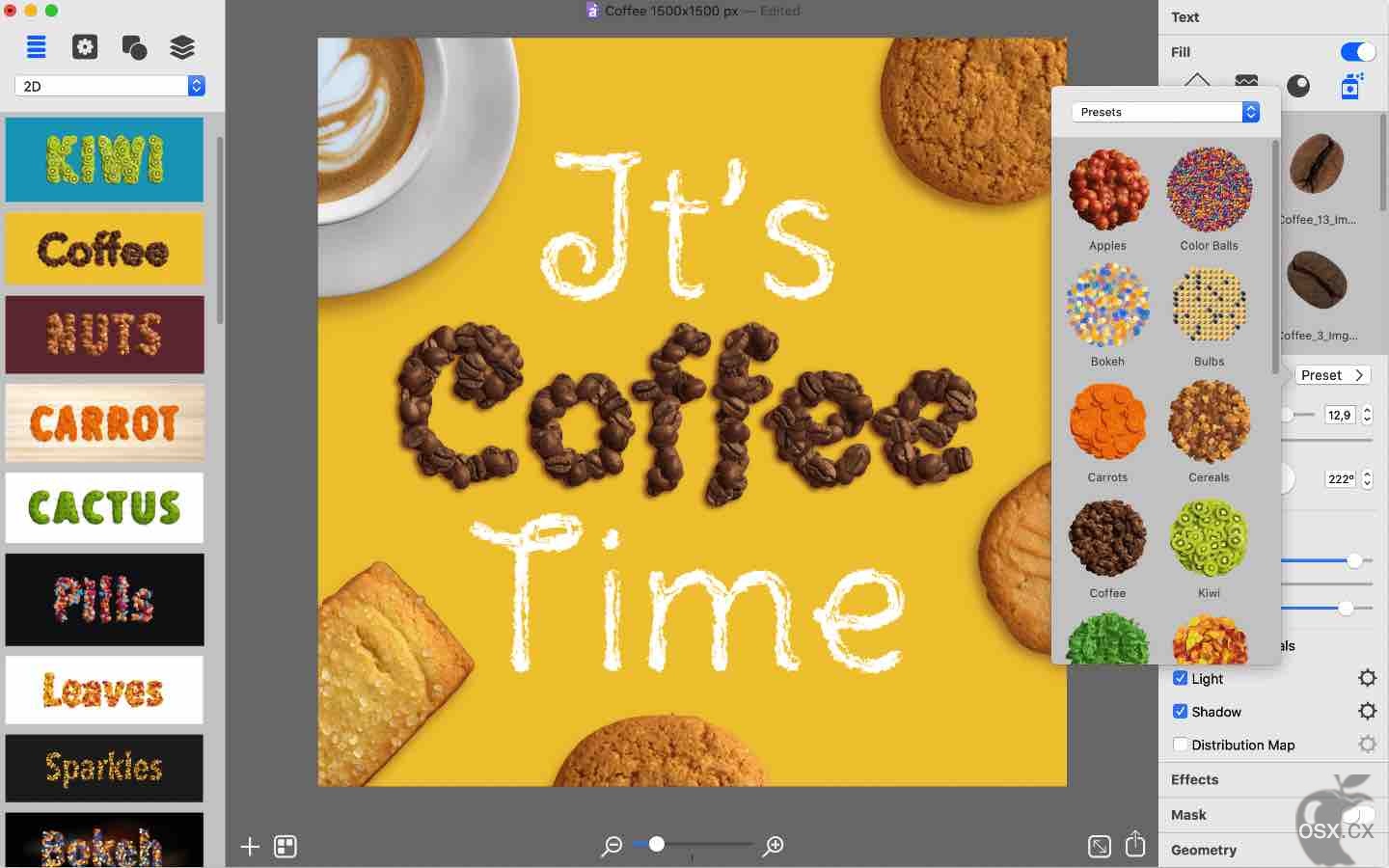 Art Text 4 For Mac v4.5.4 艺术字和图标设计软件-图片1