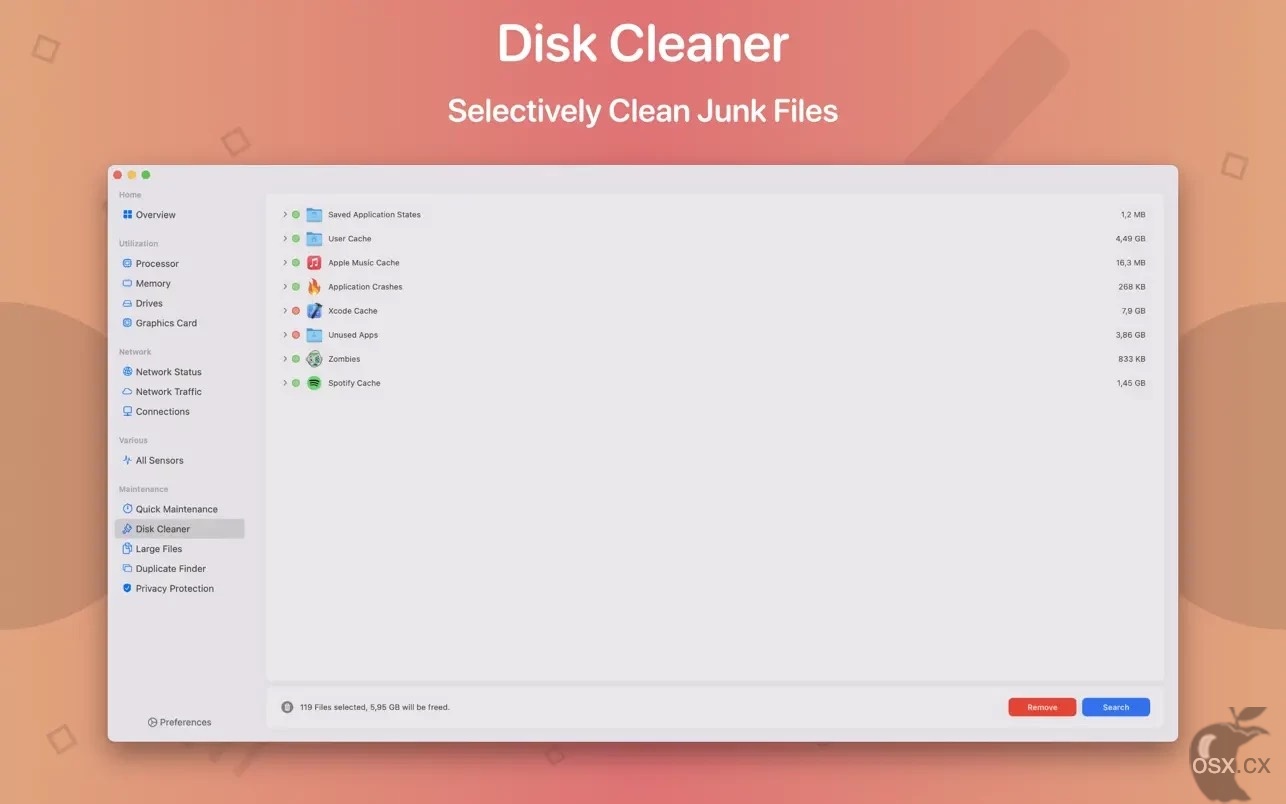 System Toolkit For Mac v5.12.1 强大的系统优化维护工具-图片1
