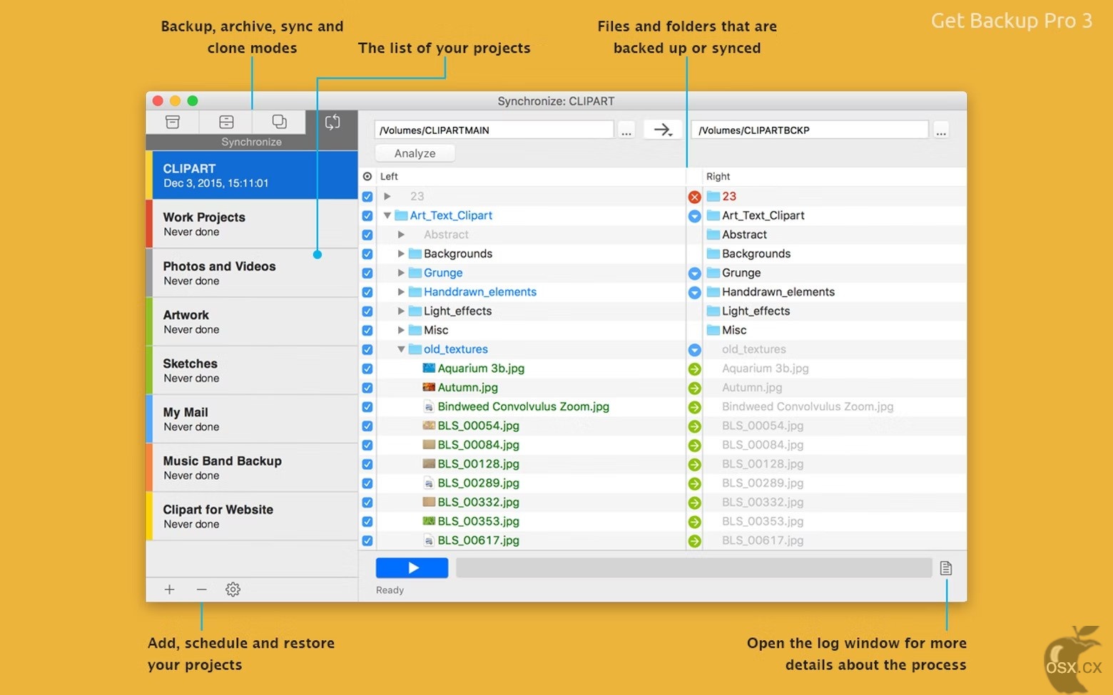 Get Backup Pro For Mac v3.7.1 高级数据备份工具-图片1