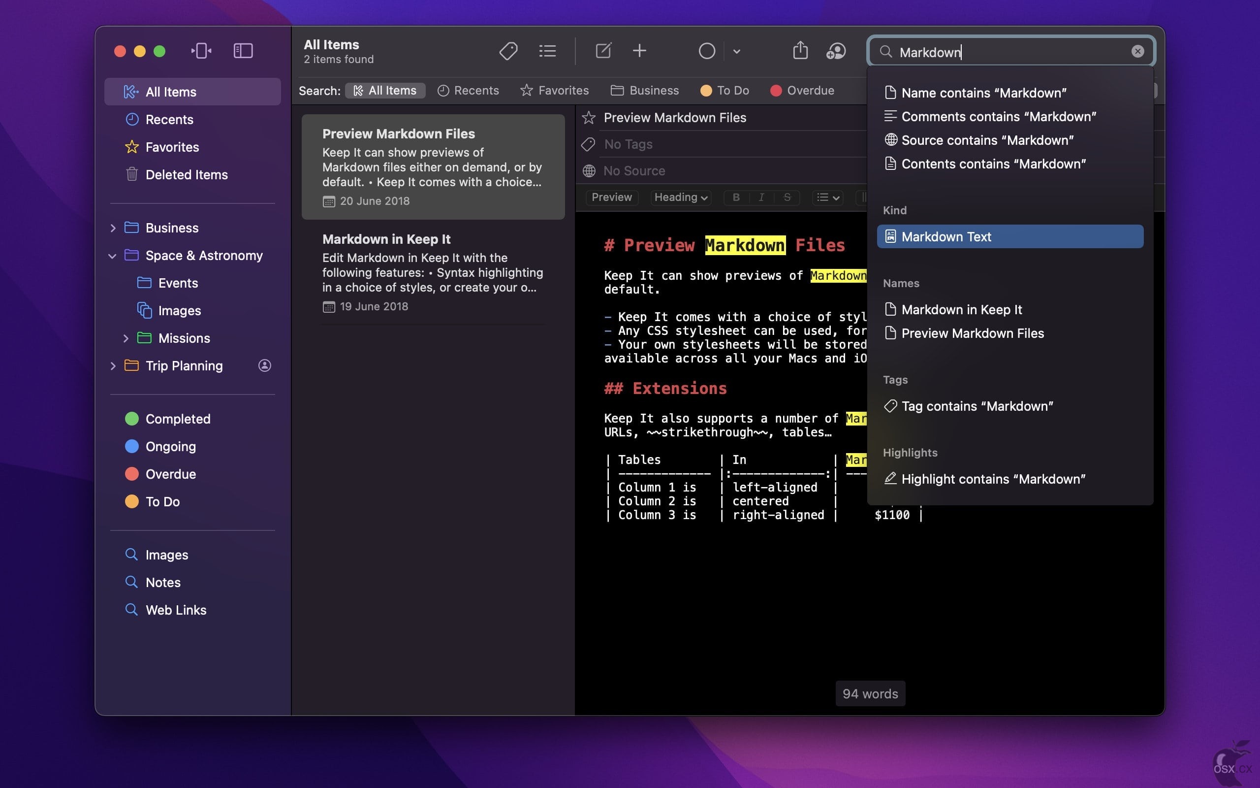 Keep It For Mac v2.1.1 优秀的写作笔记软件-图片1
