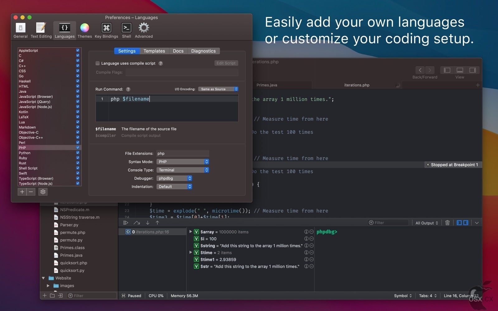 CodeRunner For Mac v4.4.1 专业的开发工具神器-图片1