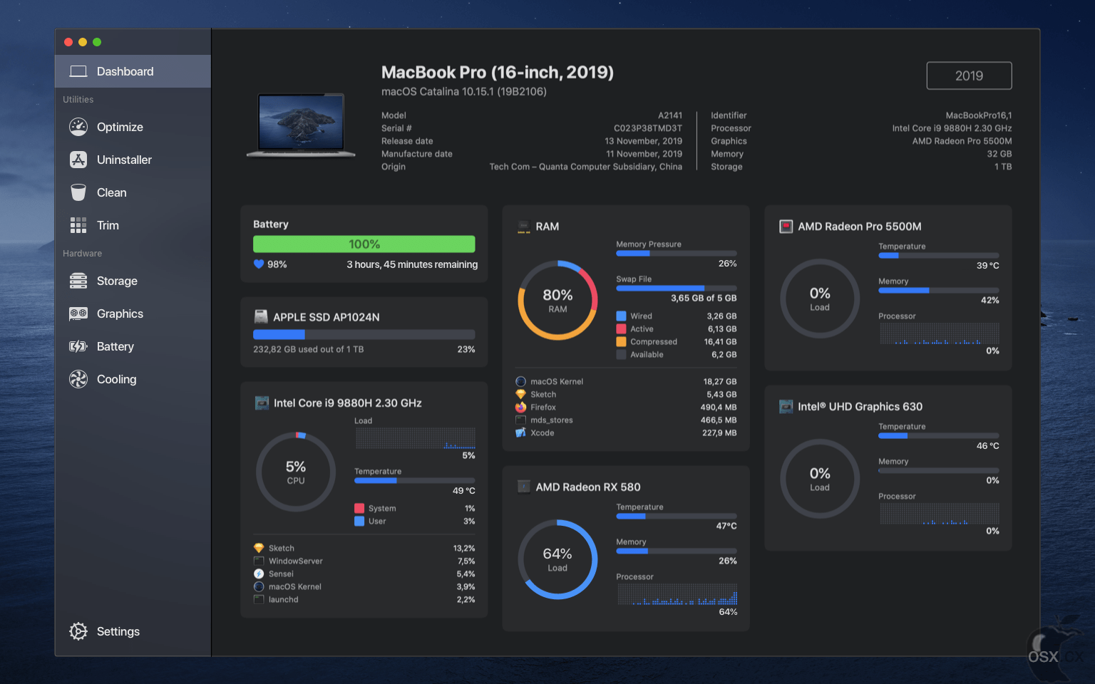 Sensei For Mac v1.7.1 非常好用的优化清理软件-图片1