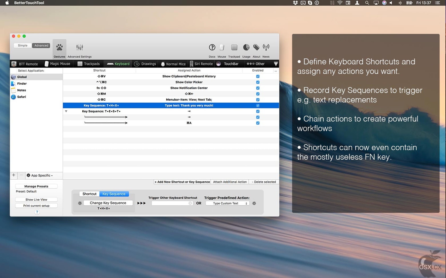 BetterTouchTool For Mac