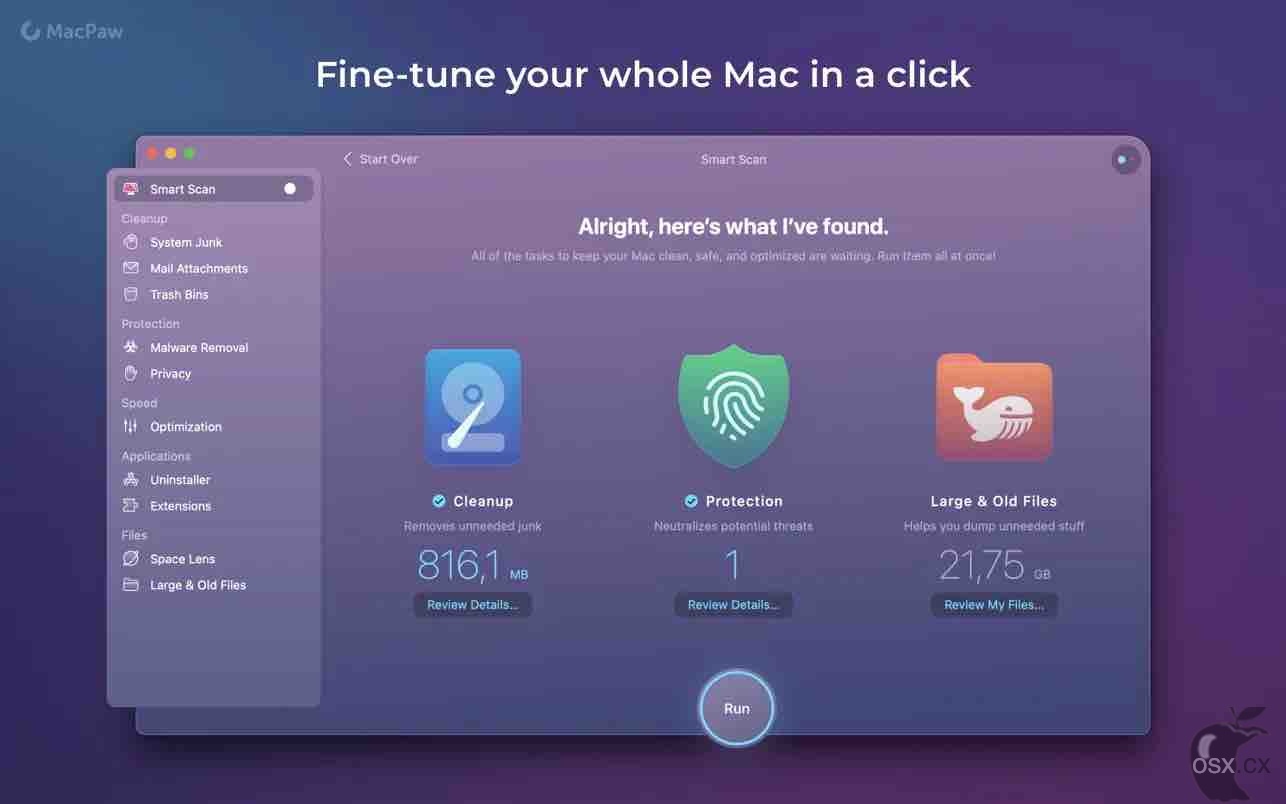 CleanMyMac X For Mac v4.12.3 macOS最好用的清理软件-图片1