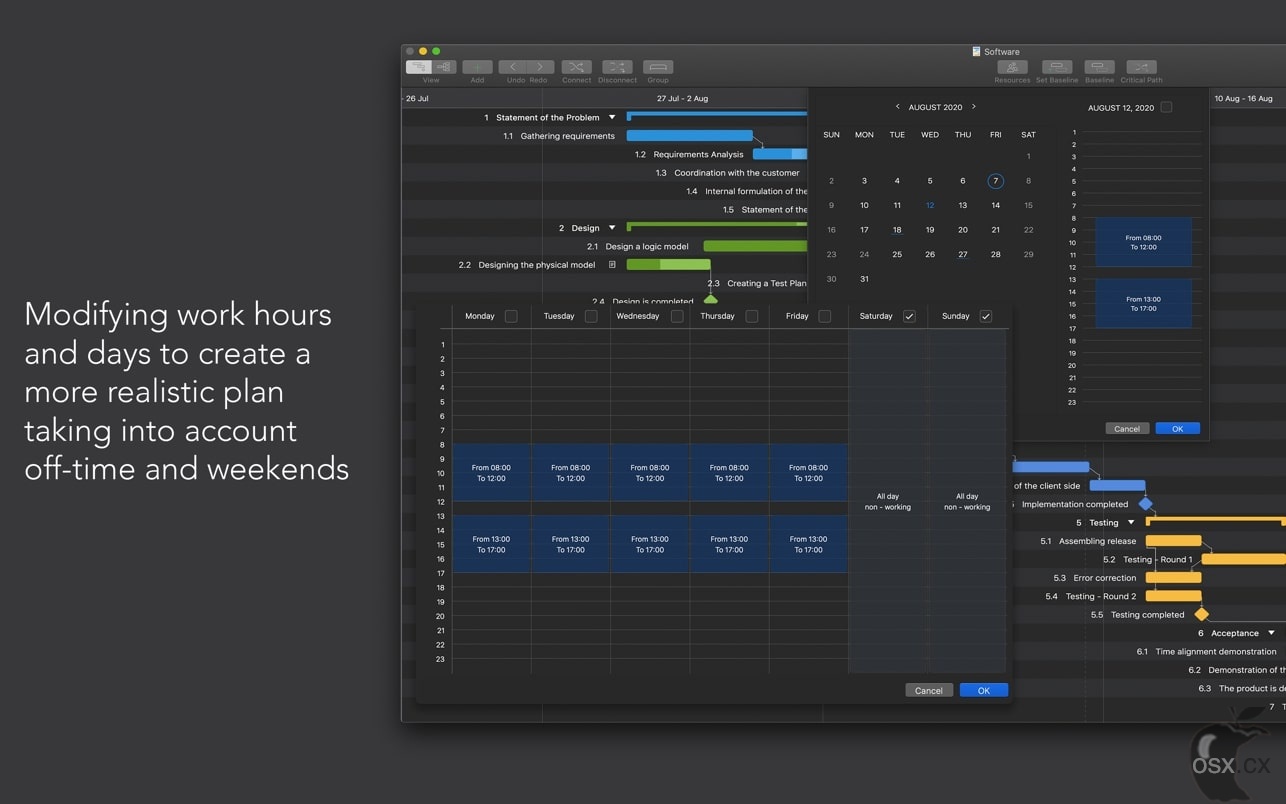 Project Office Pro For Mac v1.1.14 全功能的项目管理软件