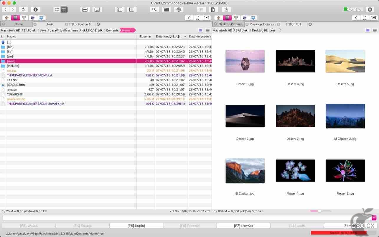 CRAX Commander For Mac v1.13.2 好用的双窗格文件管理器