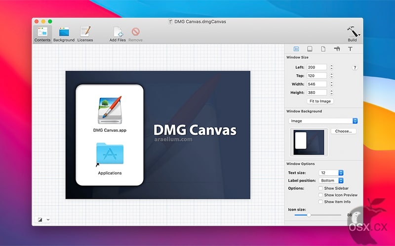 DMG Canvas For Mac v4.0.3 实用的DMG快速打包软件-图片1