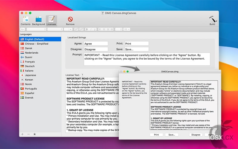 DMG Canvas For Mac v4.0.3 实用的DMG快速打包软件-图片1