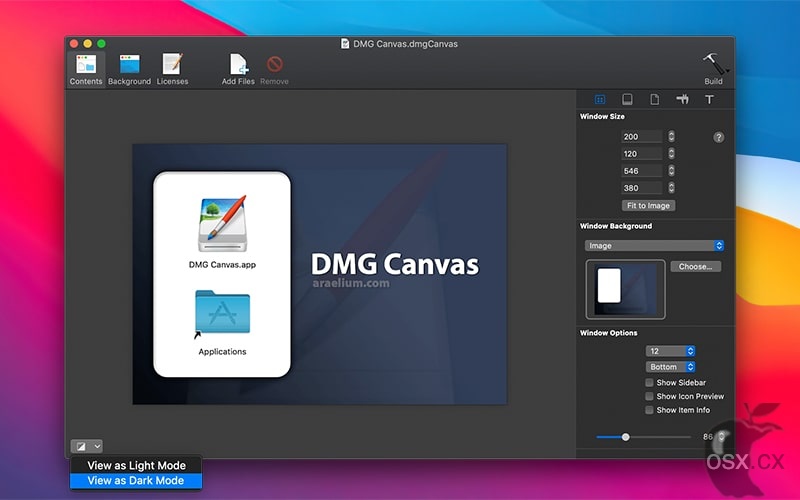 DMG Canvas For Mac v4.0.3 实用的DMG快速打包软件-图片1
