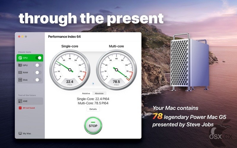 Performance Index 64 Pro For Mac v4.2.6 系统性能测试软件-图片1