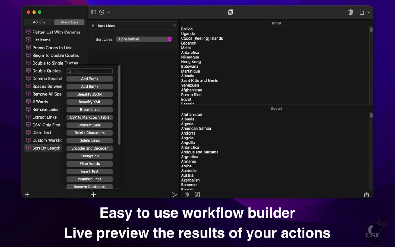 Text Workflow For Mac v2.6.0 专业的文本转换软件-图片1
