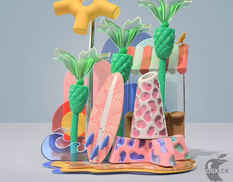 Adobe Substance 3D Designer For Mac v12.4.0 三维材质纹理制作软件-图片1