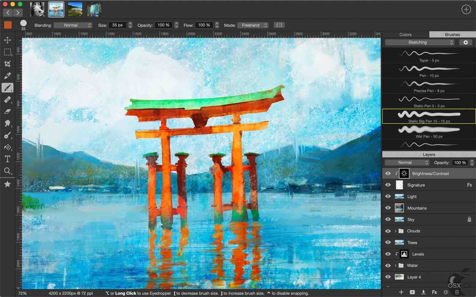 Artstudio Pro For Mac v5.1.6 专业的绘图和照片编辑工具-图片1