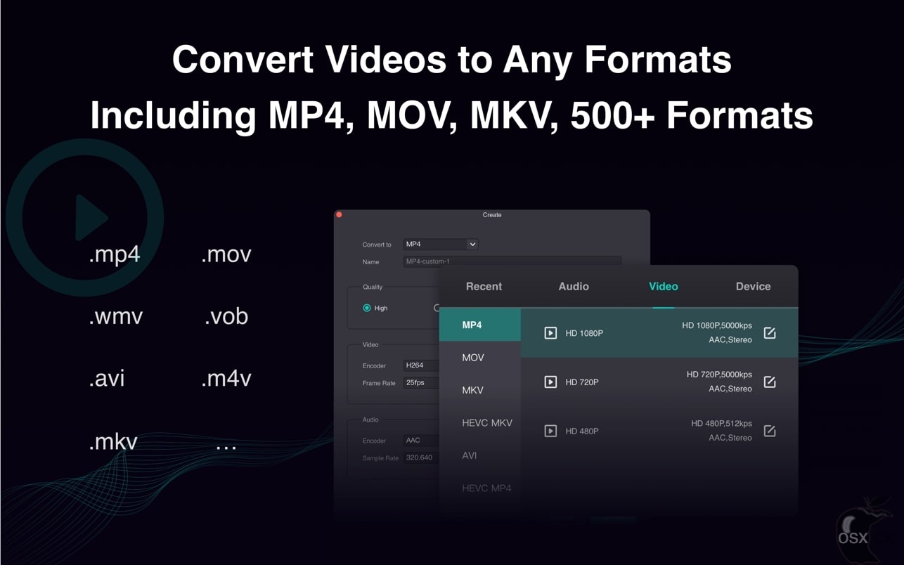 Filmage Converter For Mac v1.2.2 专业的视频转换器和编辑器