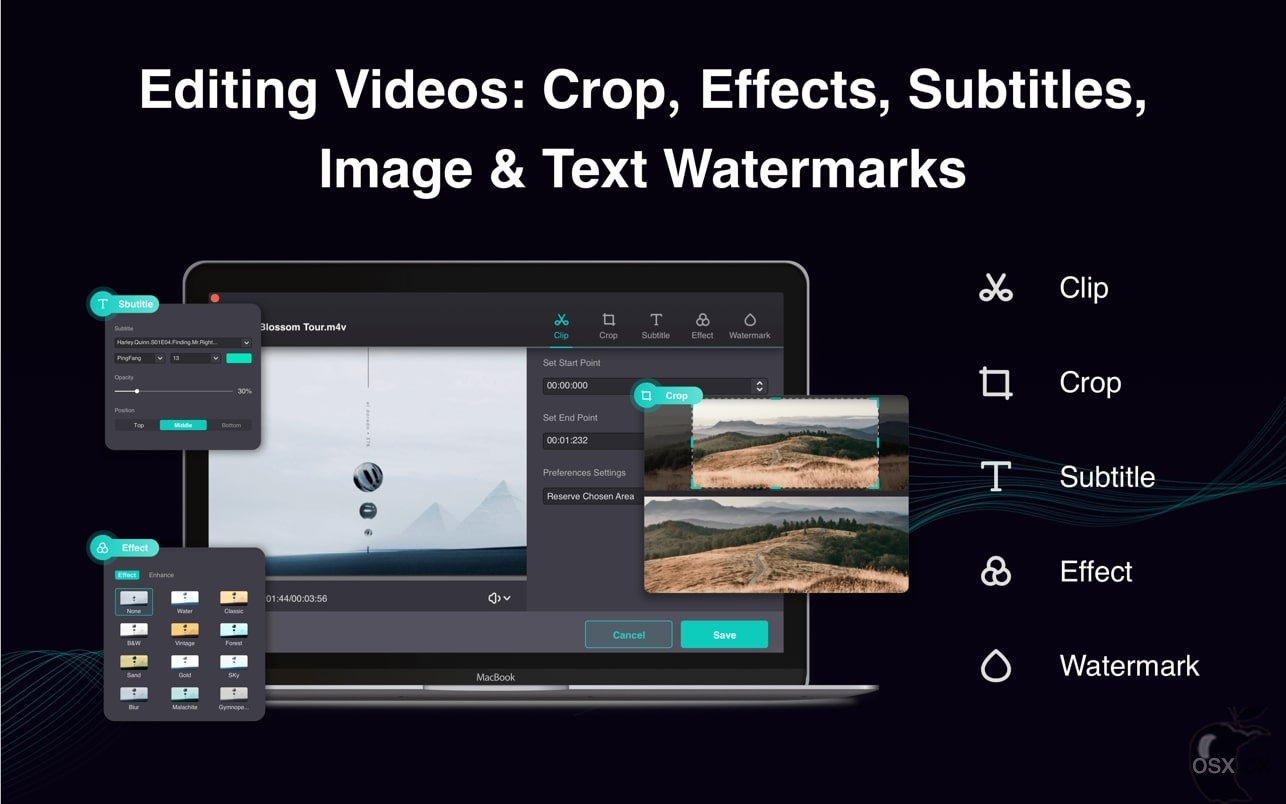 Filmage Converter For Mac v1.2.2 专业的视频转换器和编辑器