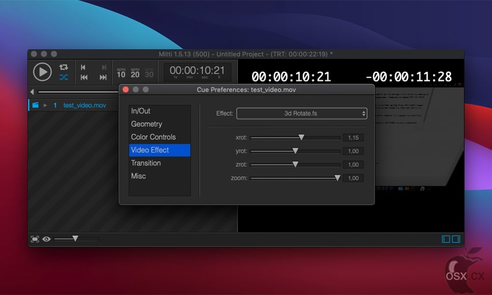 Mitti For Mac v2.8.13 专业的视频编辑回放软件